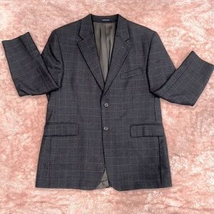 128. Men’s Navy Blue Wool Sports jacket Coat blazer Size41R made in South Africa